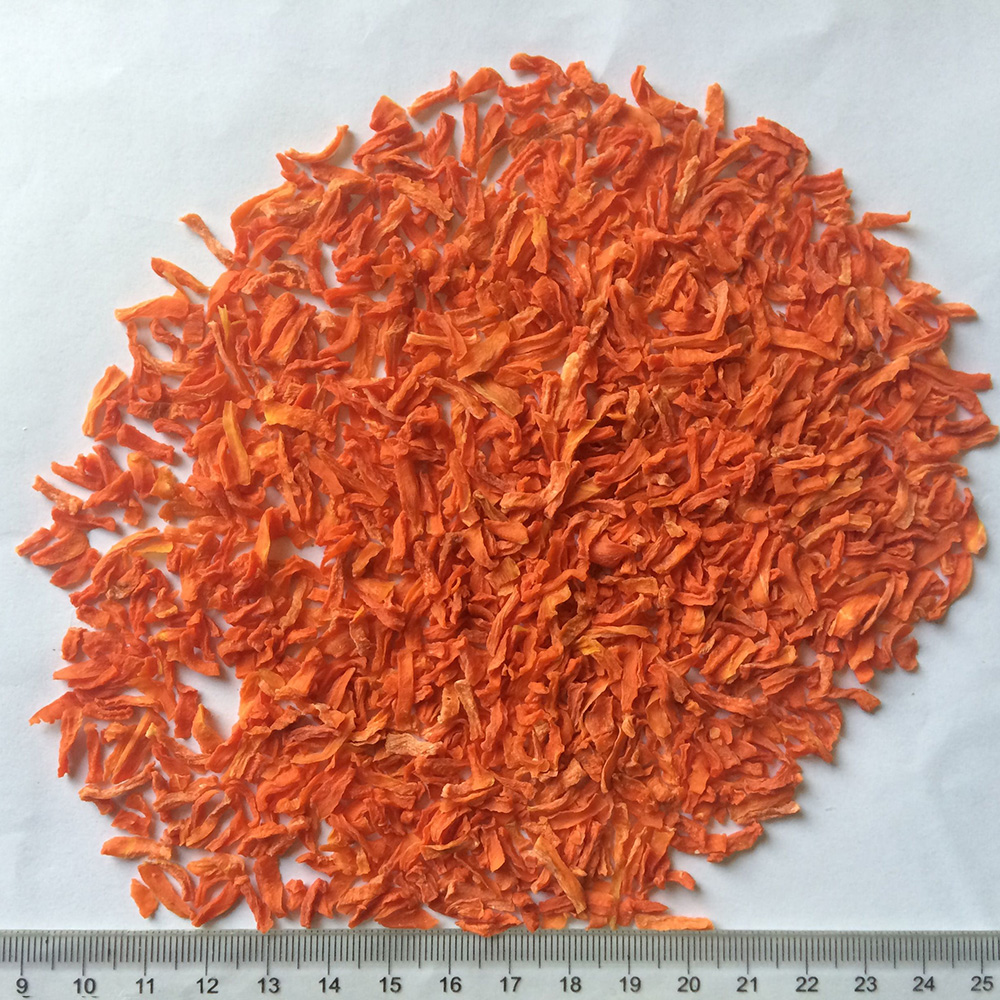 dehydrated carrot-strips