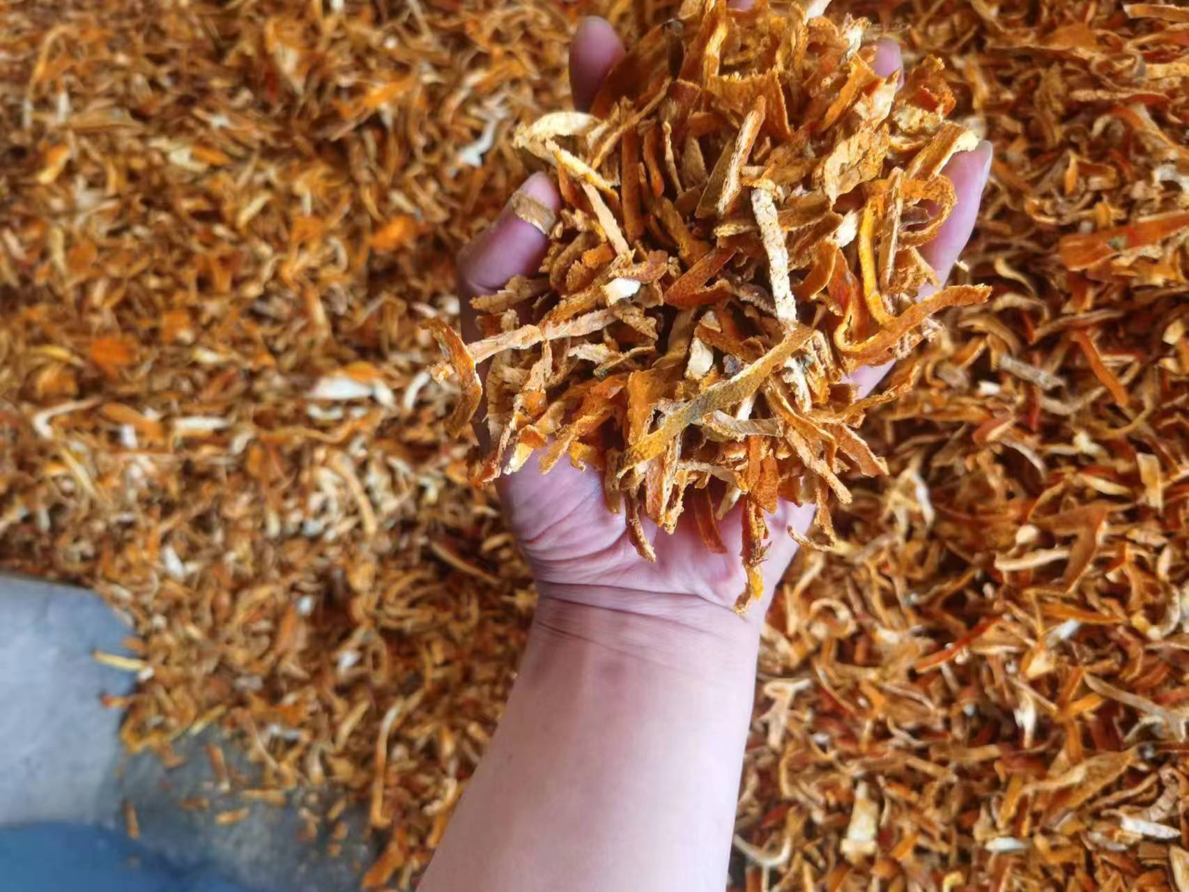 dried orange peels